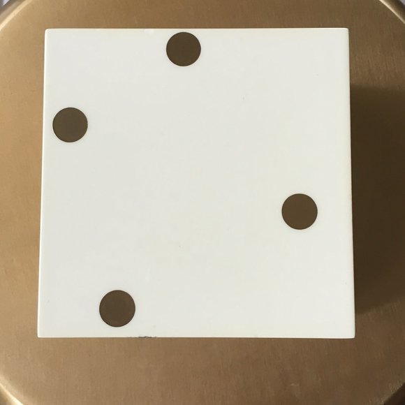kate spade Other - ♠️  Kate Spade Gold Dot Small Lacquer Box